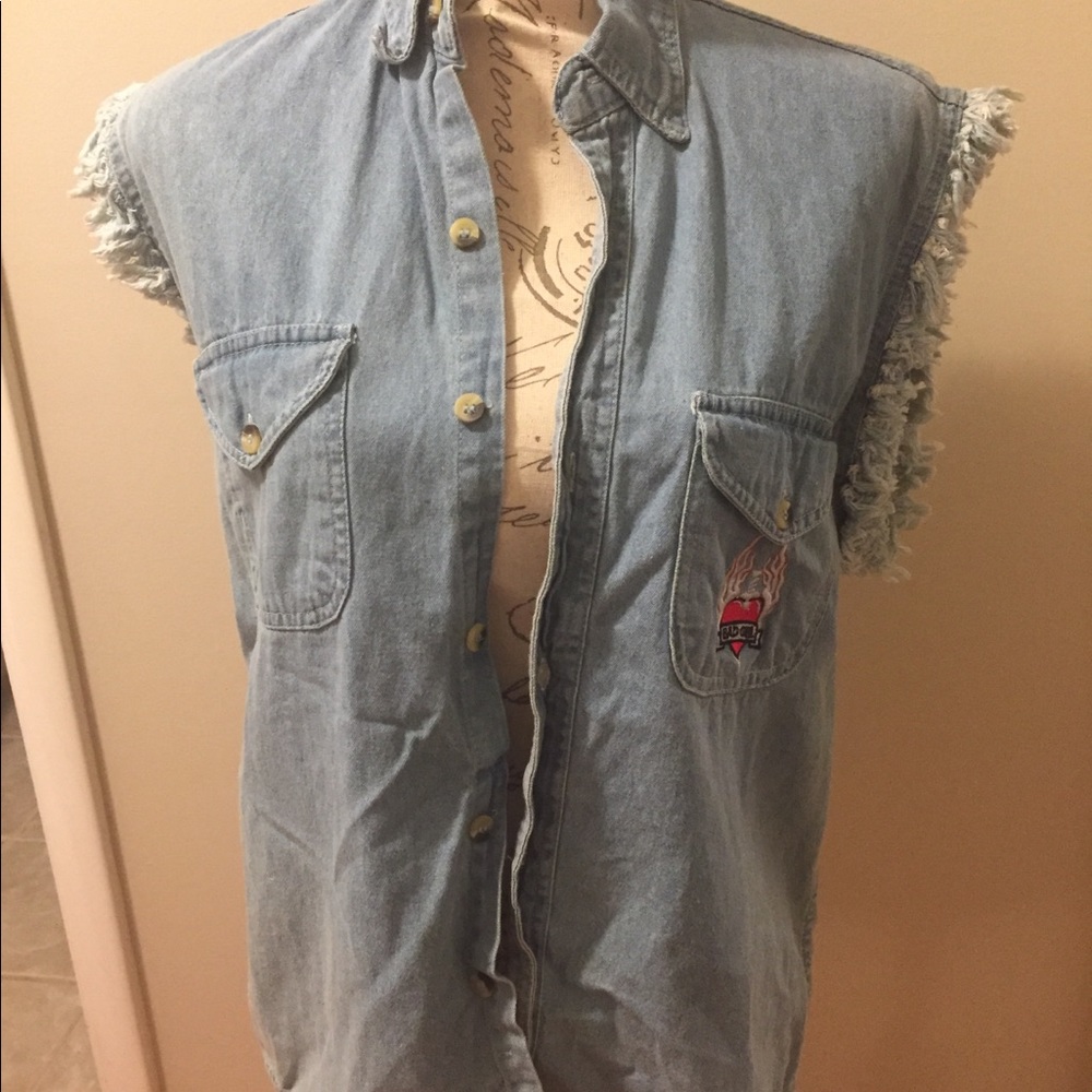 Cut off biker shirt (bad girl)
